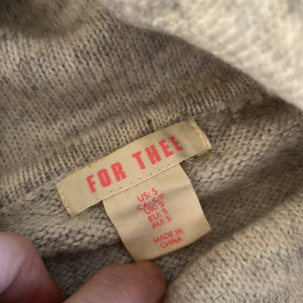 Sweater - Grey/Cream In Color - Float Style With … - image 4